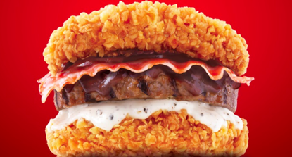 KFC Korea is now serving a sandwich that's basically a mountain of meat