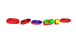 The first Google logo
