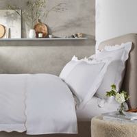 Scallop Edge Duvet Cover | From £60 £48 (save £12) at The White Company