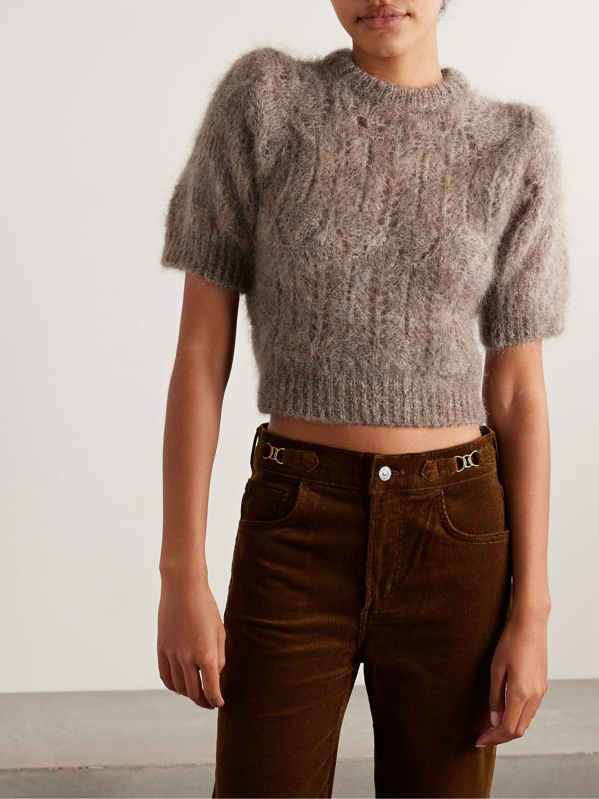 Odette Pointelle-Knit Sweater