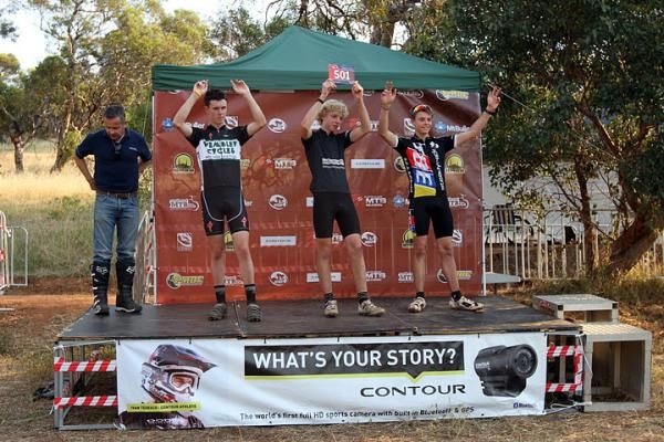 U17 men's podium