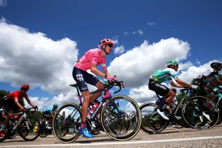 Hugh Carthy (EF Education-Nippo) at Vuelta a Burgos earlier in August