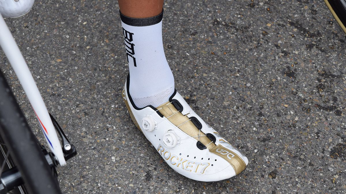 Greg Van Avermaet's custom Rocket 7 shoes