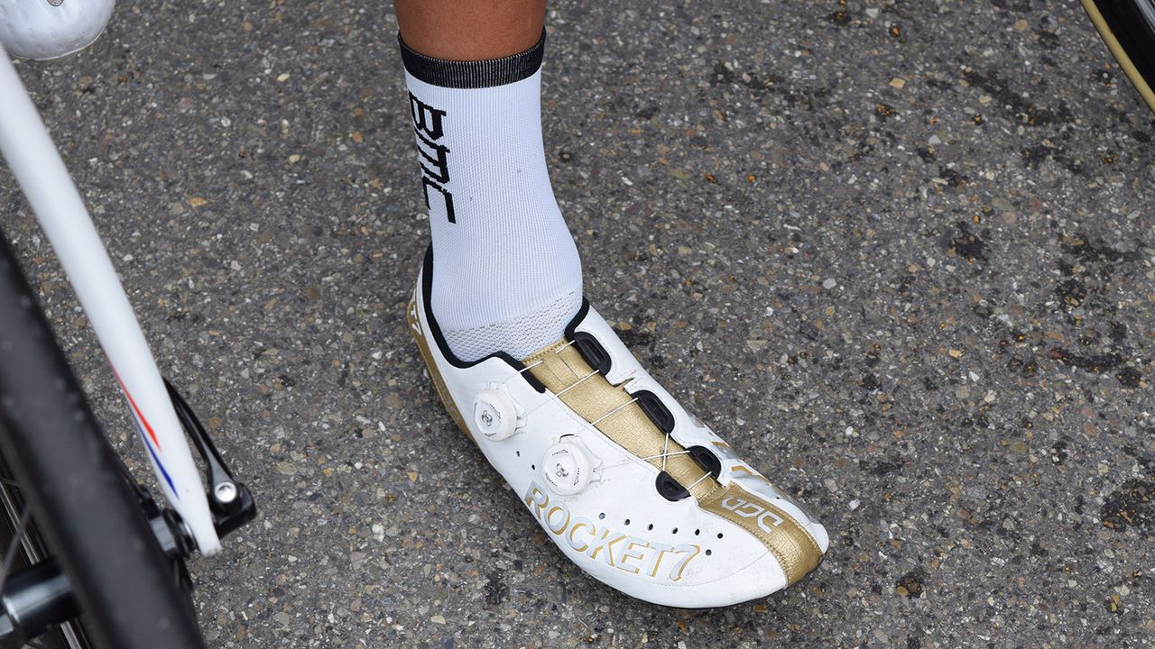 Greg Van Avermaet's custom Rocket 7 shoes
