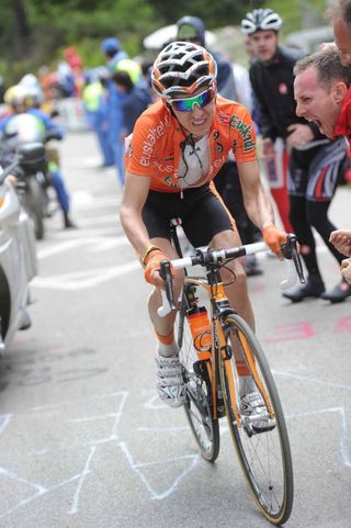 Igor Anton (Euskaltel-Euskadi) was a deserving winner on the Zoncolan.