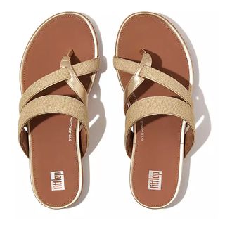 Fitflop gold sandals