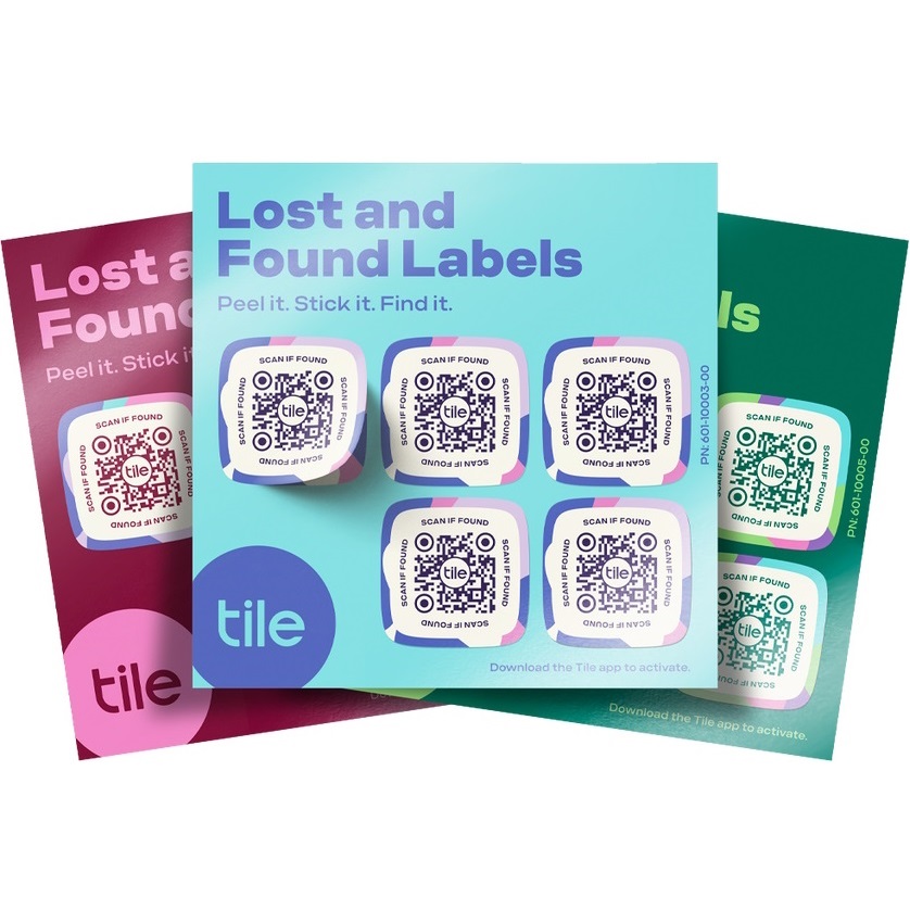 Tile Lost and Found Labels