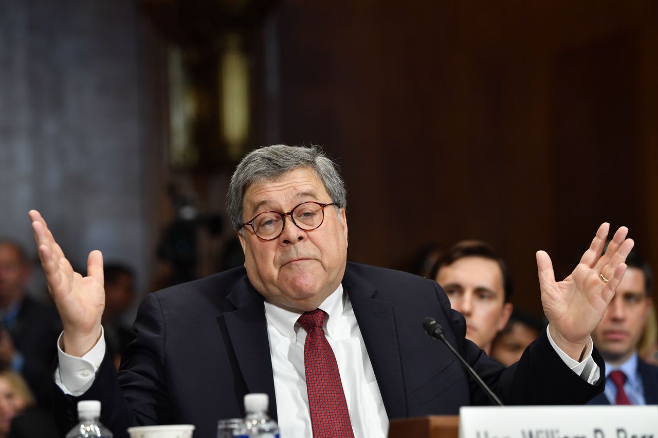 William Barr testifies