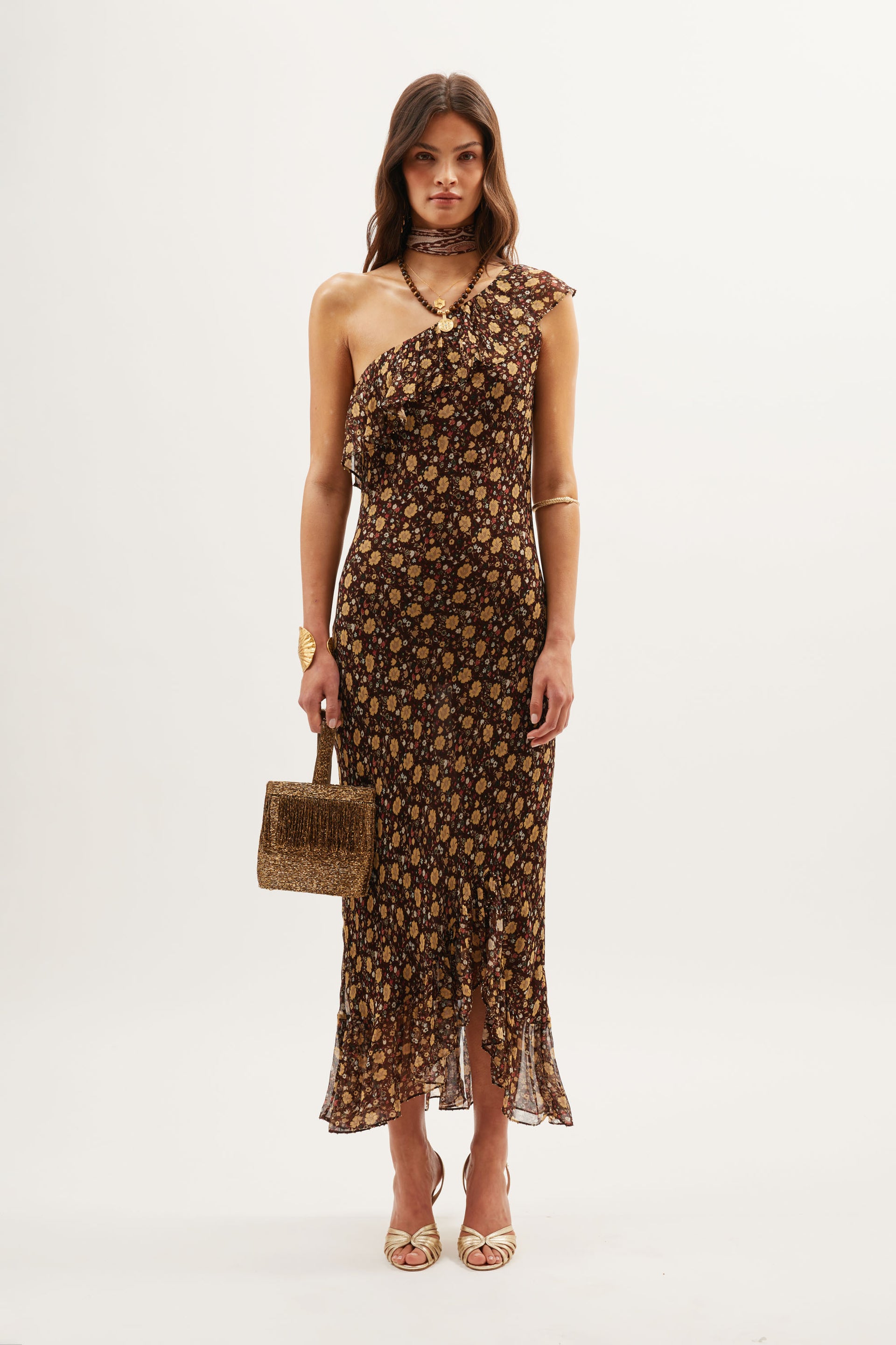 Leon - Eva Floral Brown