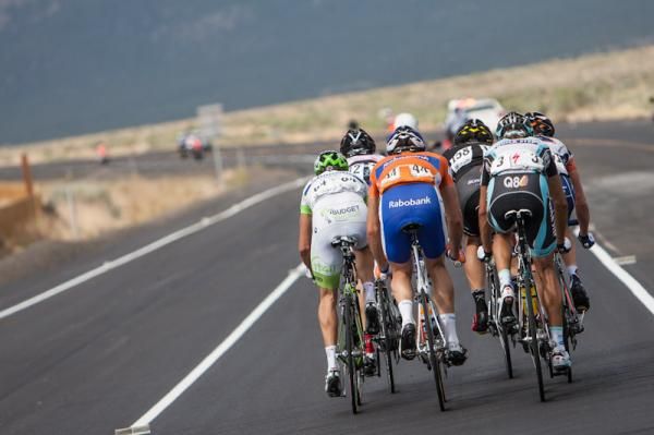 The breakaway continued to work together to ensure they had a chance at contesting the stage
