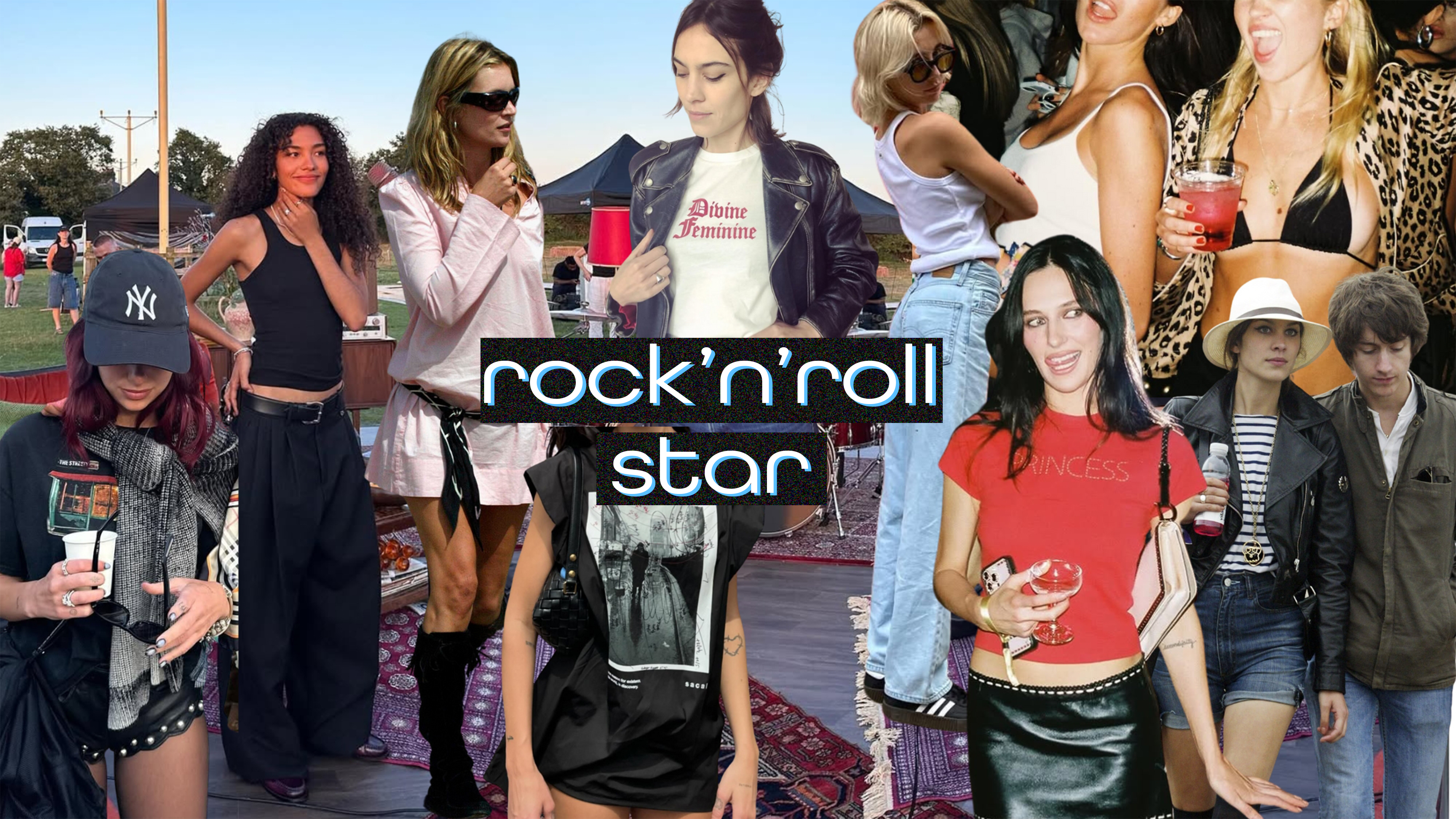 Olivia Dean, Dua Lipa, Devon Lee Carlson, Alexa Chung, Arctic Monkeys, Kate Moss attend a festival