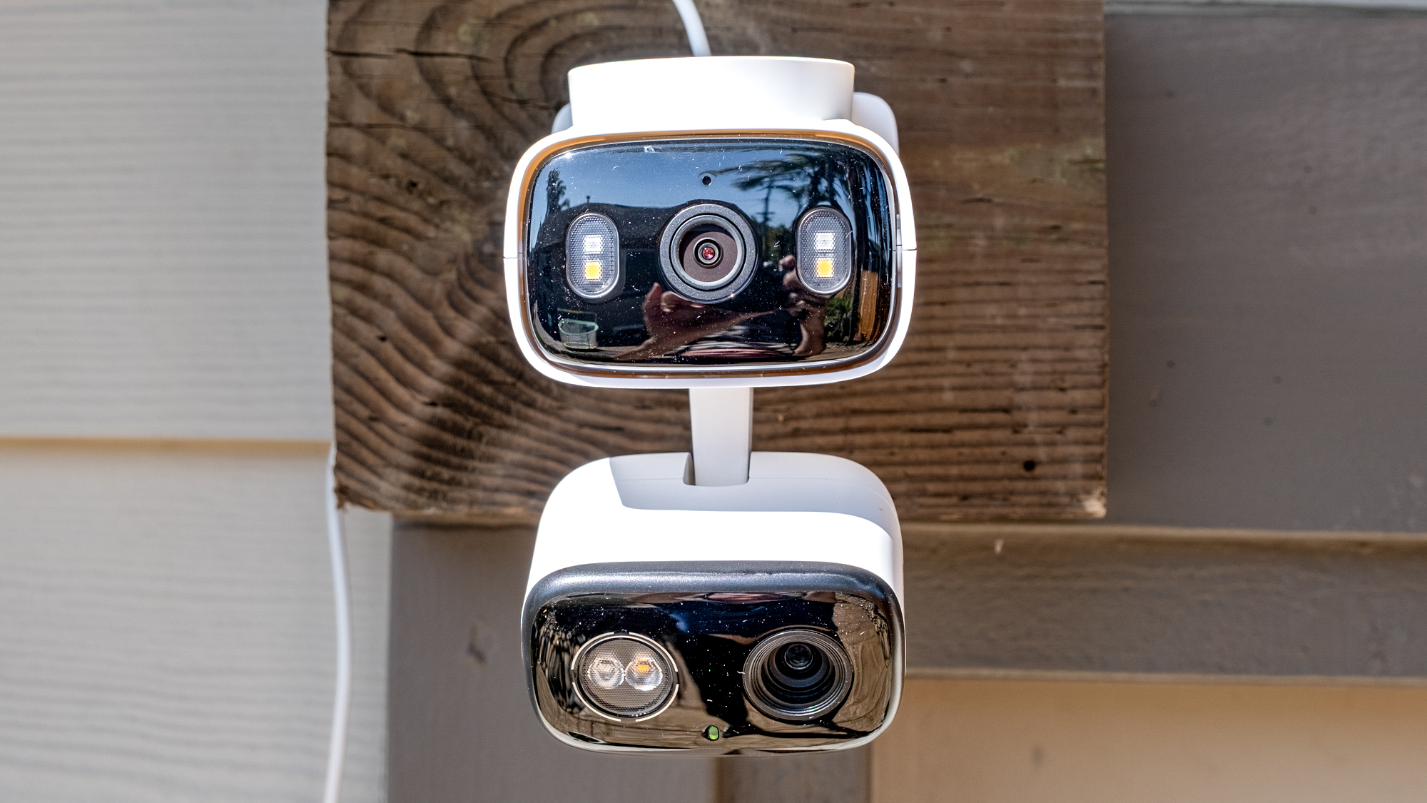 TP-Link Tapo C246D HybridCam Duo mounted on a wall