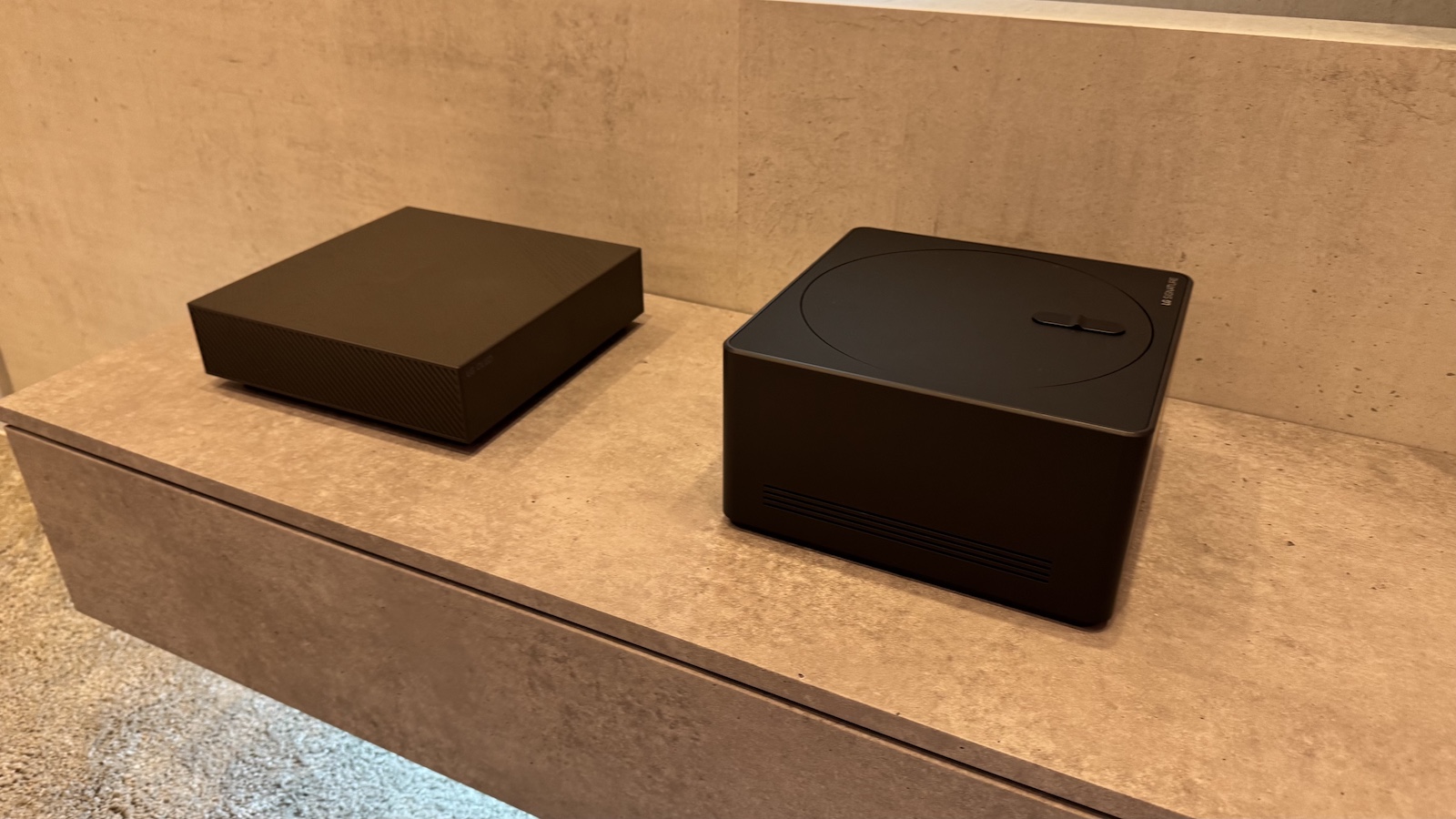 The LG W6 OLED TV, pictured in situ on a stand at CES 2026