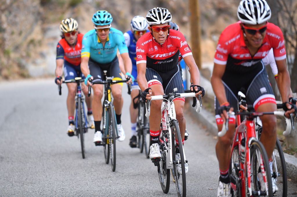 Alberto Contador was full of praise for Jarlinson Pantano post-stage