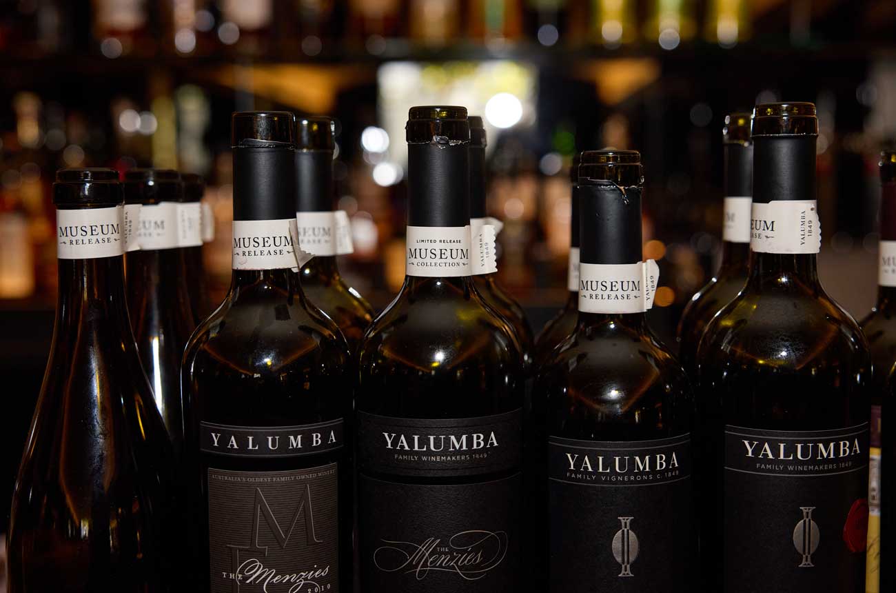 Yalumba Museum Release 2025 close-up bottles