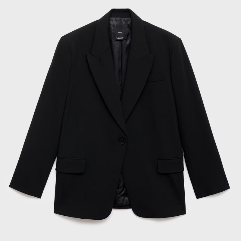 black blazer from Mango