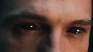 Peter Parker's eyes turning dark red in the trailer for Spider-Man: Brand New Day