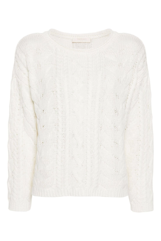 TWINSET Logo-Patch Cable-Knit Jumper (Was $219) 