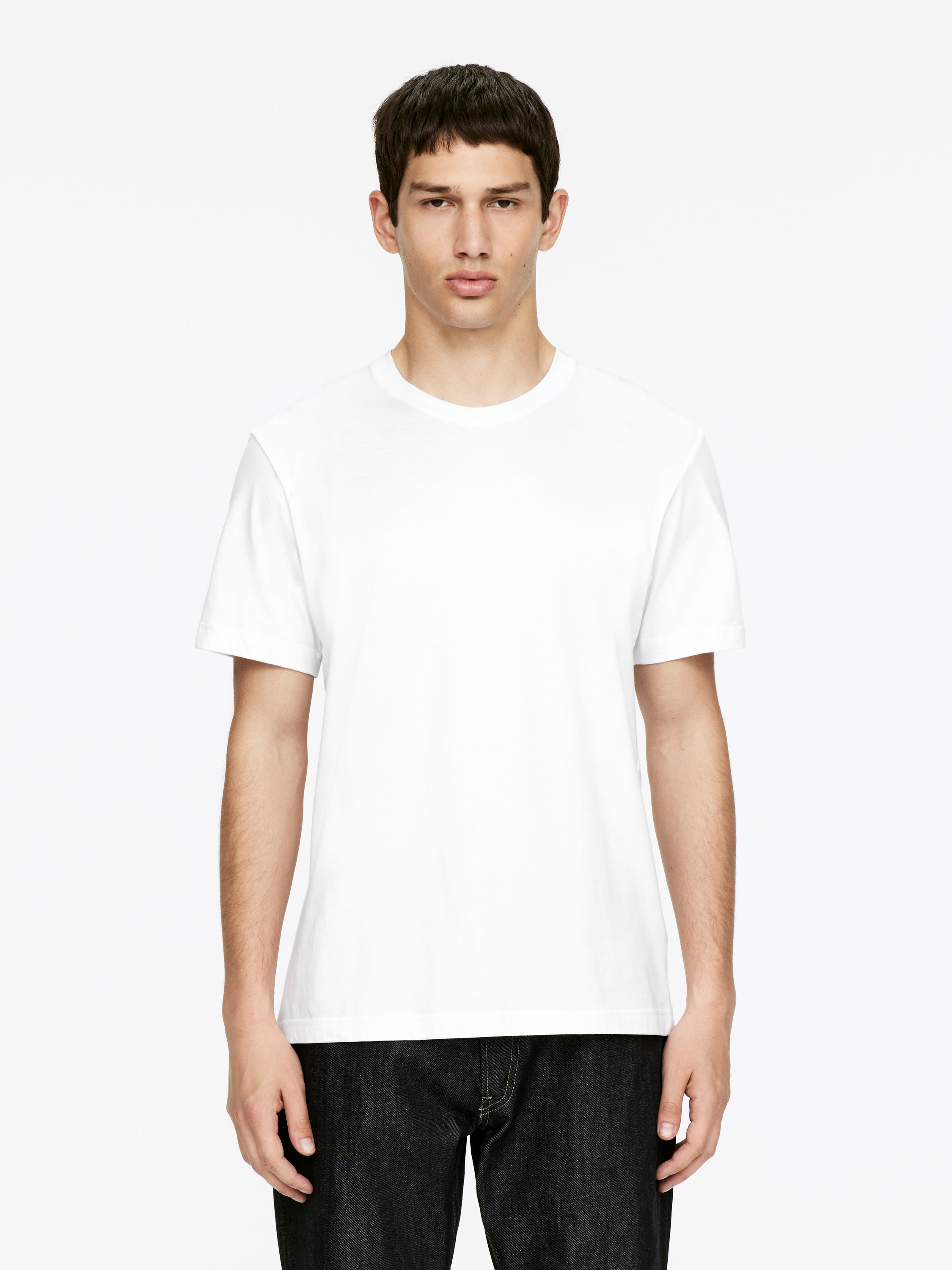 170 Gsm Regular T-Shirt &amp;ndash; White &amp;ndash; Men &amp;ndash; Arket Gb