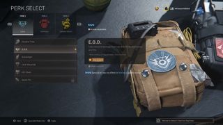 call of duty warzone loadout perk eod