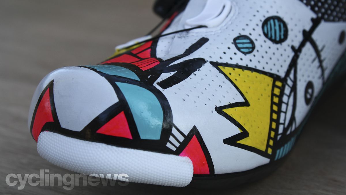 Custom Suplest Edge+ Pro cycling shoes by Hasie and the Robots