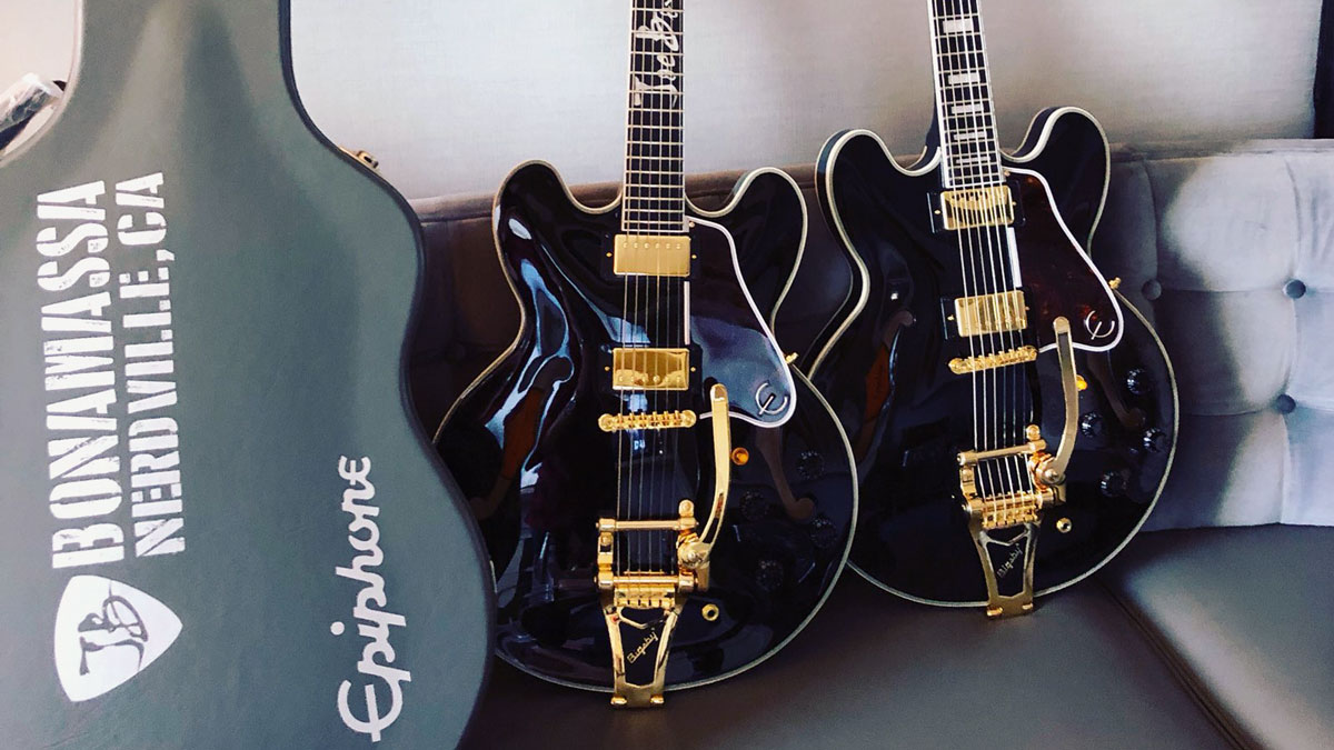 Joe Bonamassa teases signature Epiphone ES-355 guitars for 2019 