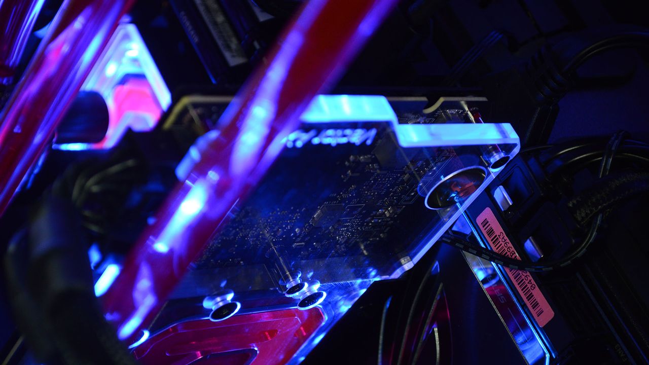 EKWB barebones kit finished build glamour shots