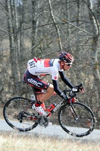 Tejay Van Garderen (BMC) in the best young rider's jersey