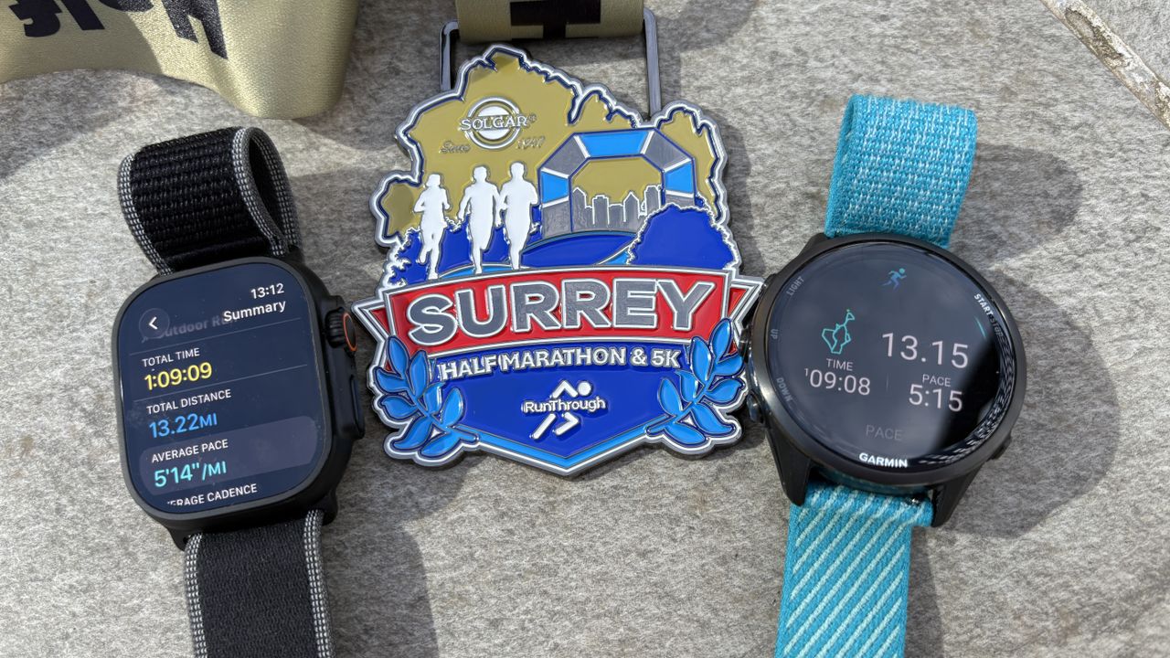 I ran a half marathon with the Apple Watch Ultra 3 vs Garmin Forerunner 970 to test the GPS and heart rate accuracy — here’s the winner