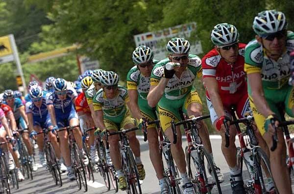 The Phonak guys ride together during stage 12