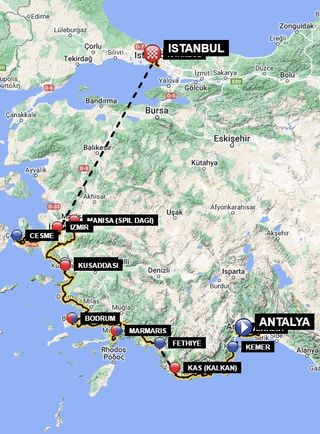 Presidential Cycling Tour of Turkey 2024 route 2024