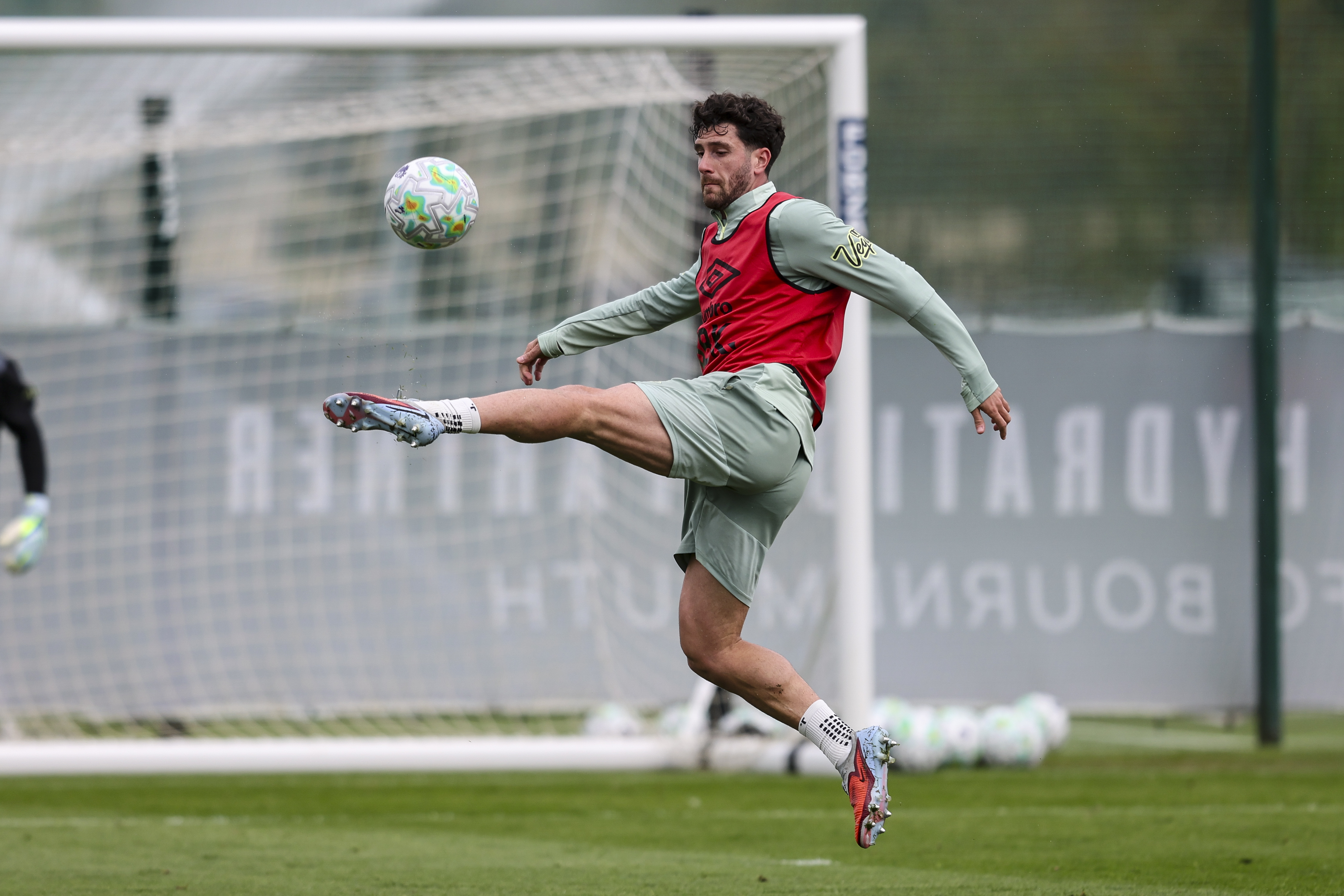 Marcos Senesi in training for Bournemouth