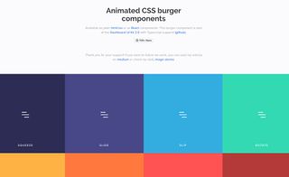 Web dev tools: Animated CSS burgers