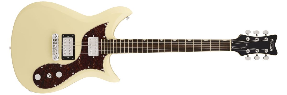 Gretsch Electromatic CVT: The bolt-on double-cut assumes a familiar form to the Jack Antonoff signature model, and features dual humbuckers, a wraparound tailpiece, and some neat vintage finishes.