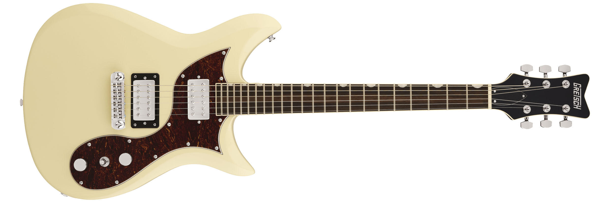 Gretsch Electromatic CVT: The bolt-on double-cut assumes a familiar form to the Jack Antonoff signature model, and features dual humbuckers, a wraparound tailpiece, and some neat vintage finishes.