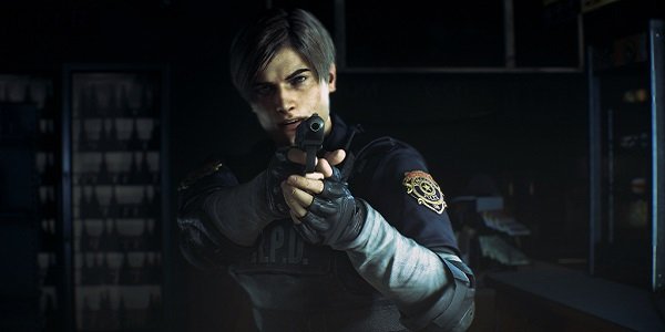 Leon Kennedy In Resident Evil 2.