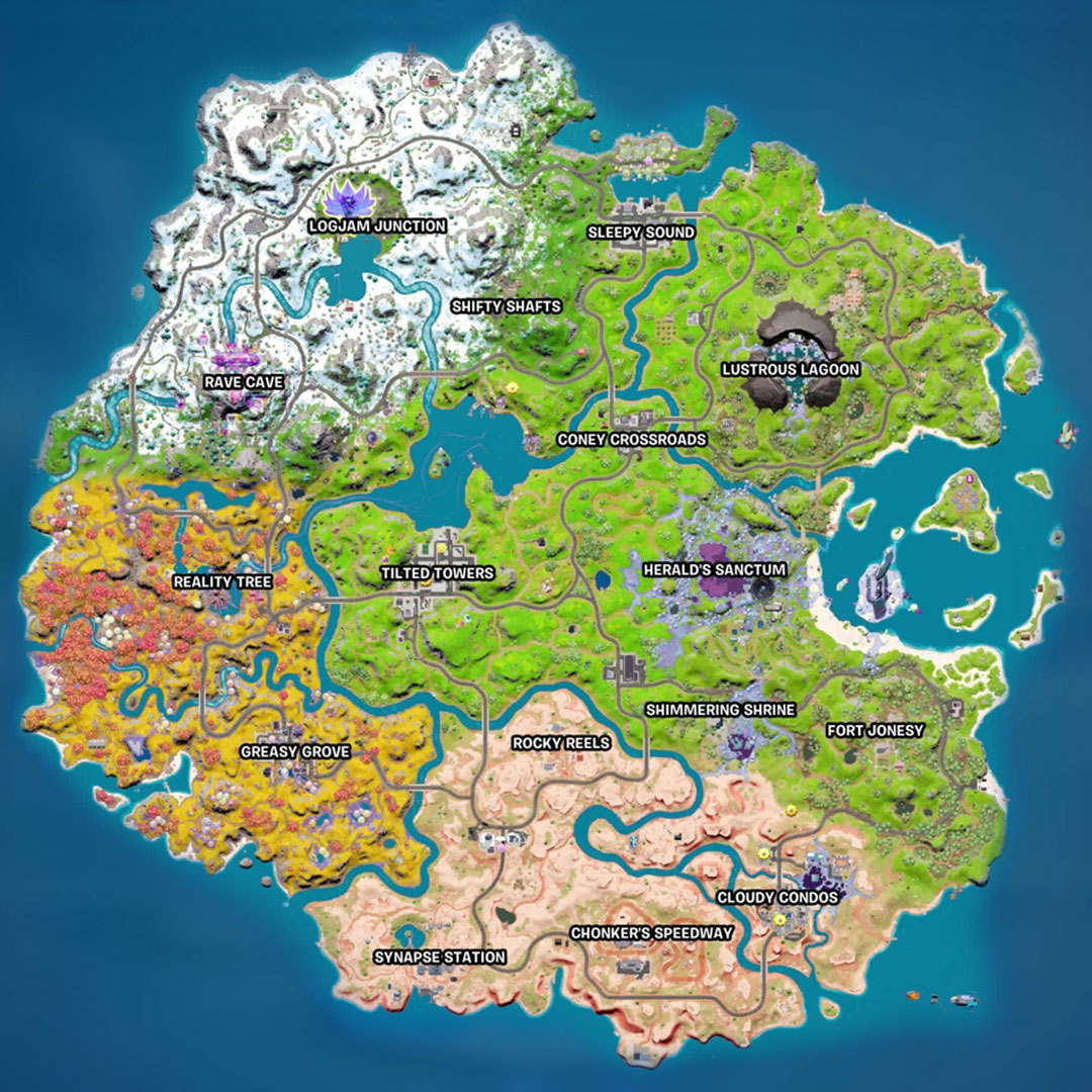 Fortnite map changes for Season 4 | GamesRadar+