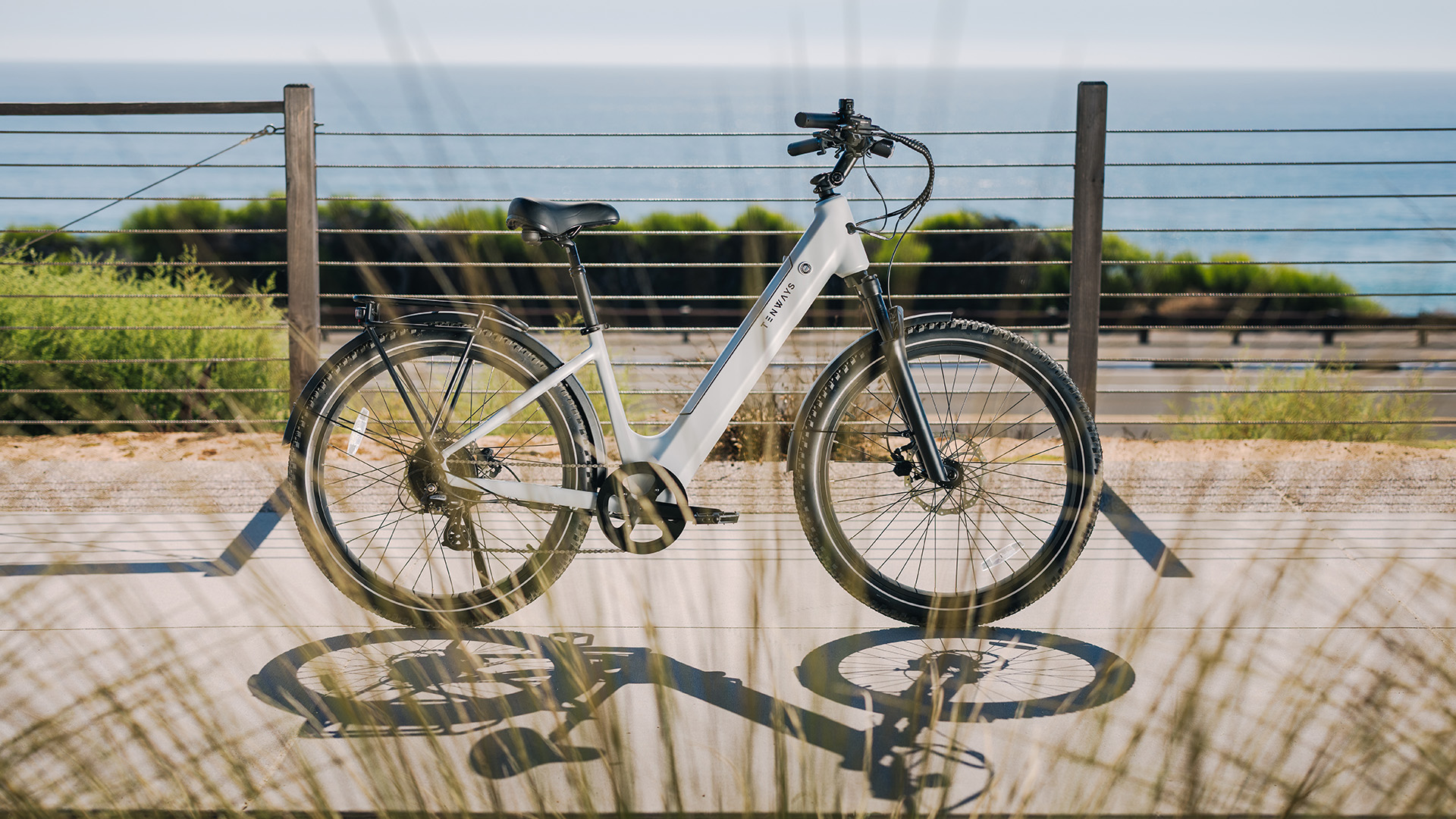 Tenways Wayfarer e-bike in use