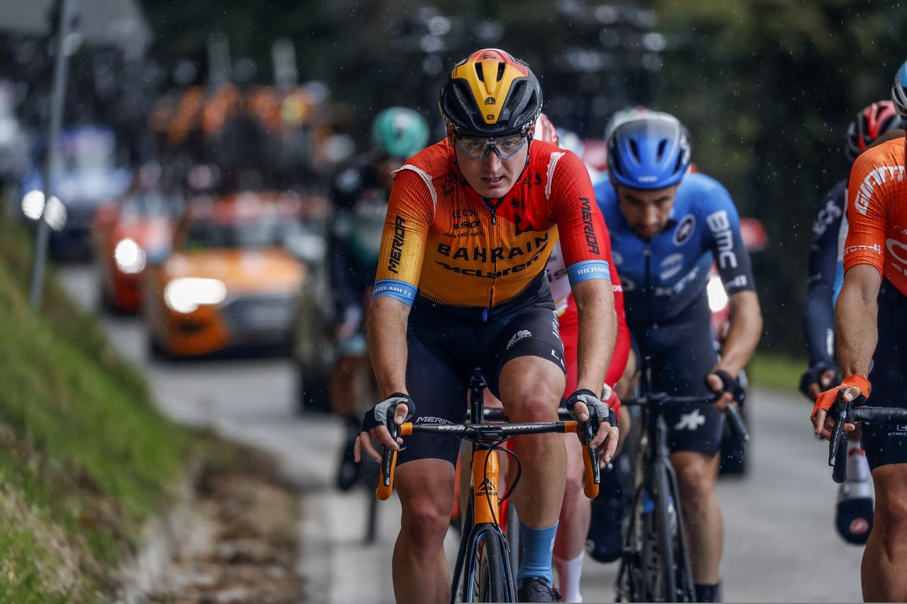 Mark Padun in the breakaway stage 12 at Giro d'Italia