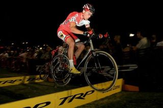 Troy Wells of Team Clif Bar races in Vegas
