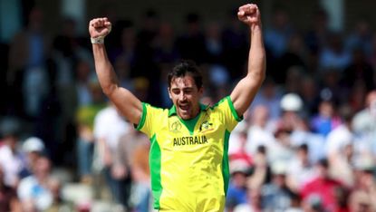 Australian bowler Mitchell Starc took 5-46 against the West Indies at Trent Bridge