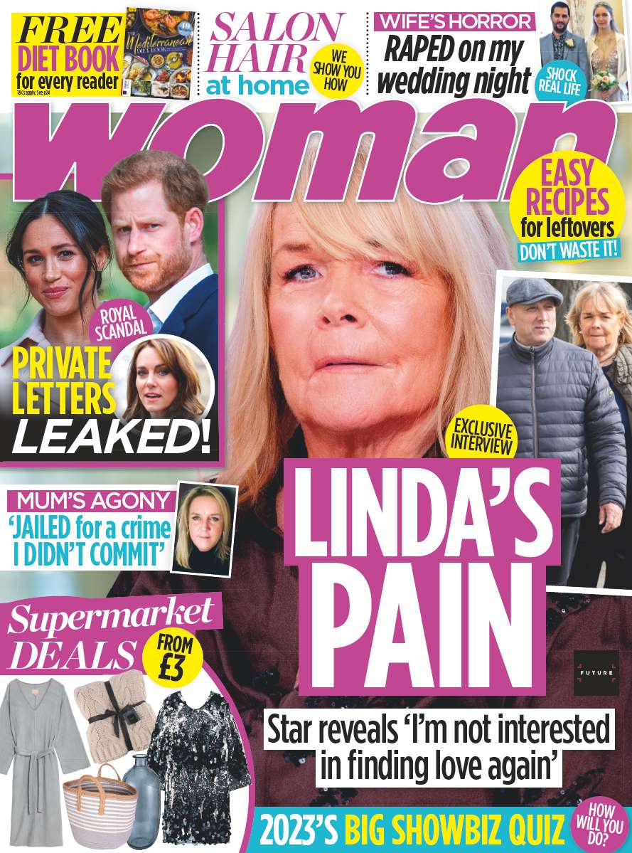 Front cover of Woman Magazine, dated 1 Jan, 2024