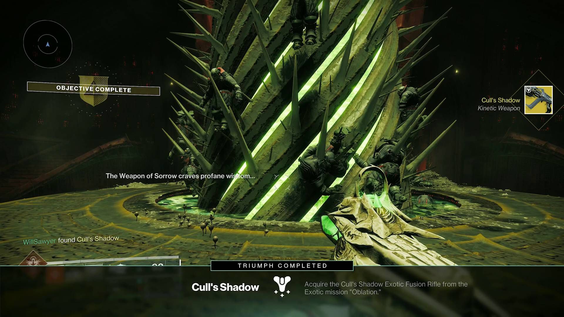 How to unlock and complete the Destiny 2 Oblation Exotic Mission for Cull's Shadow