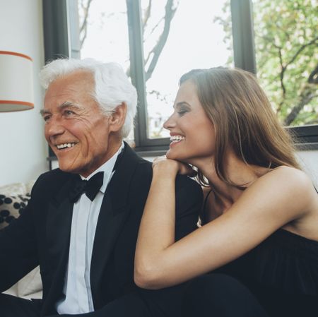 Photograph, Event, Formal wear, Fun, Smile, Dress, Ceremony, Photography, Suit, Tuxedo, 