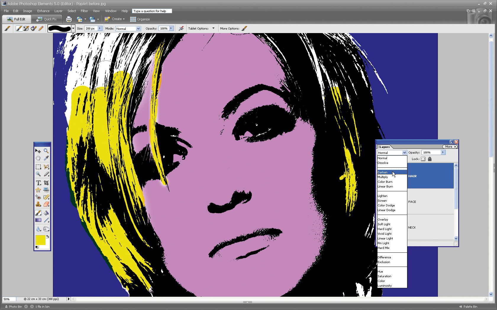 Make a pop art portrait in Photoshop