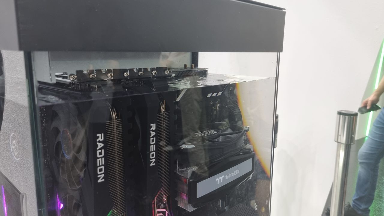 ASRock Thermaltake case close up
