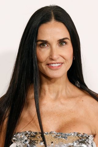Demi Moore pictured with glowing skin