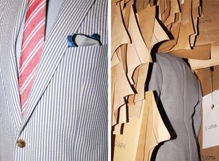 Suiting, shirts and accessories by Gieves & Hawkes.