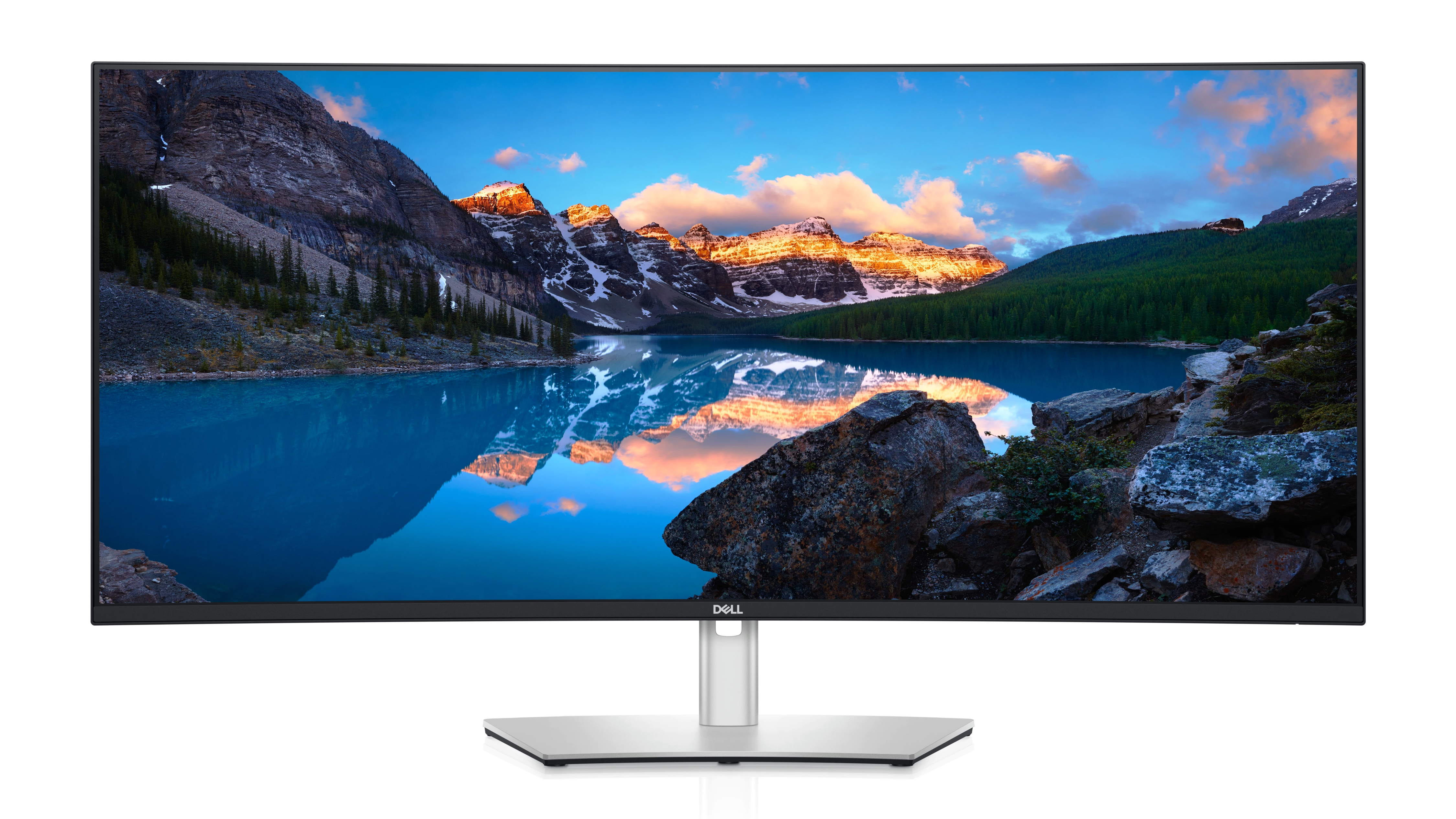 Product shot of Dell UltraSharp U4021QW, one of the best monitors for MacBook Pro