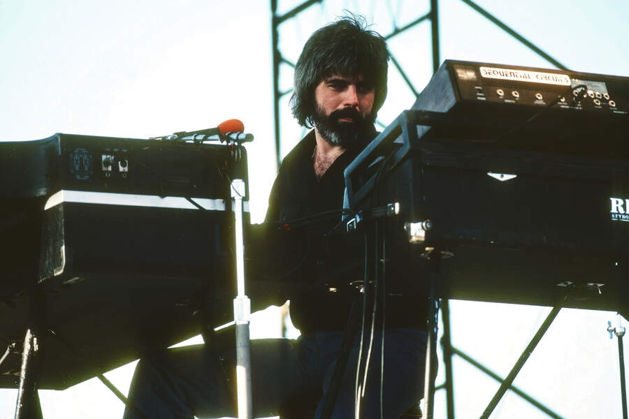 Michael McDonald performing with the Doobie Brothers at a Day on the Green at the Oakland Coliseum in Oakland, California, on June 29, 1975,